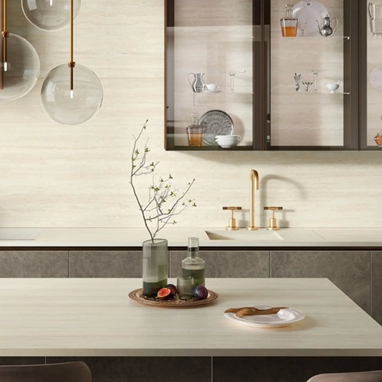 PORC LAM HADO TRAVERTINO BIANCO BOCC U133F C1 5MM (100*300) 3.00M2